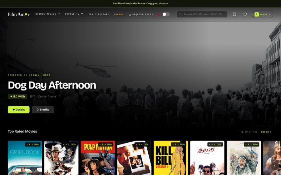 Film Amor, a films browser